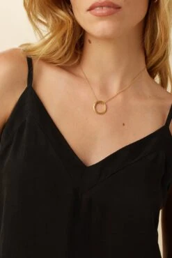 Barlow Cottonseed Cupro Cami - Black - ReAmour -AGOLDE Shop 9887 Barlow Black 4 dd2eeef8 9d89 48ee ab18 ca9fe0809299