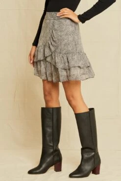 Blair Upcycled Skirt - Snow Leopard -AGOLDE Shop 9971 Blair Snow Leopard 0916 9ffcbf4b 8096 44ba 9bc0 5460cd33d348