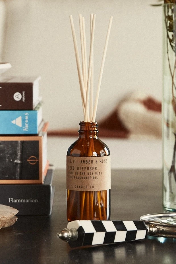 P.F. Candle Co. Reed Diffuser - Amber & Moss 2 P.F. Candle Co. Reed Diffuser - Amber & Moss - Image 2
