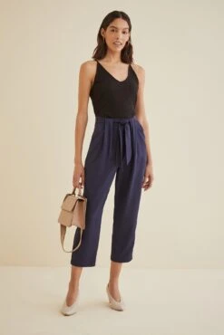 Anissa TENCELâ„¢ Twill Pant - Navy