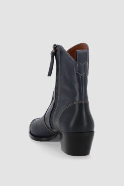 Alohas Buffalo Blues Leather Ankle Boots - Blue 6 Alohas Buffalo Blues Leather Ankle Boots - Blue -AGOLDE Shop BTWCQ1 51 4