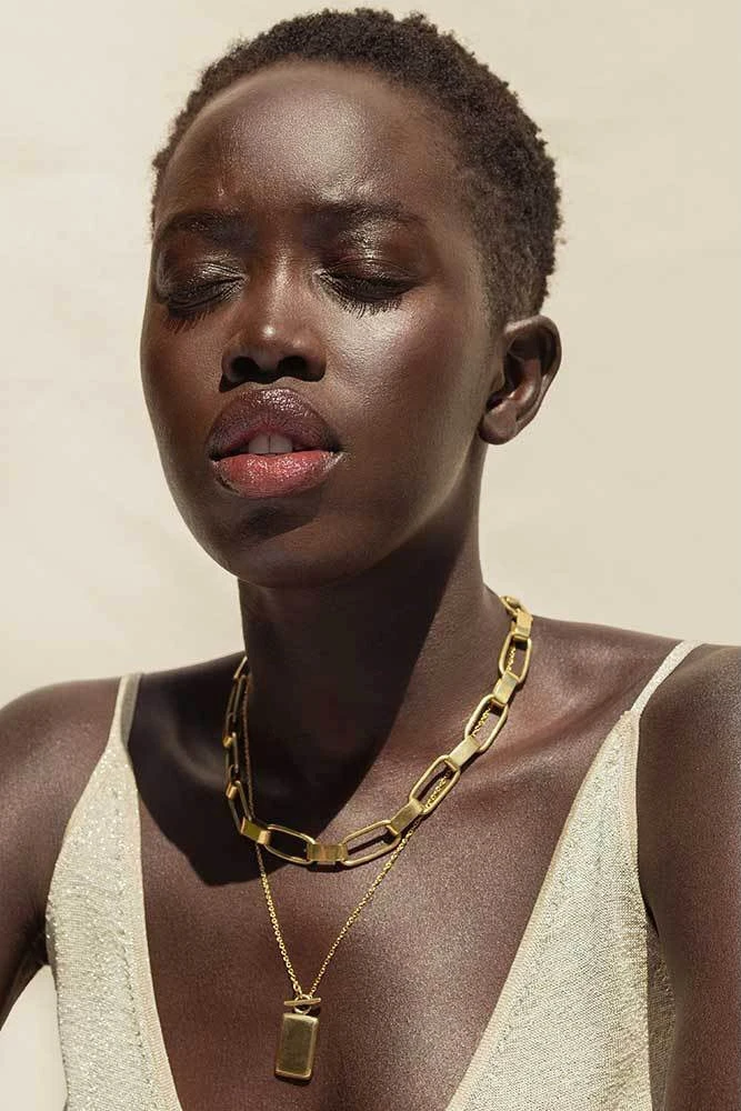 SOKO Capsule Collar Necklace - Gold 2 SOKO Capsule Collar Necklace - Gold - Image 2