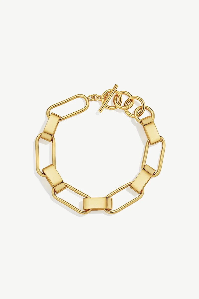SOKO Capsule Link Bracelet - Gold 1 SOKO Capsule Link Bracelet - Gold