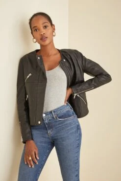 Deadwood Wren Leather Jacket - Black