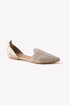 Hollis Flat -AGOLDE Shop Huma Blanco Hollis Silver Metallic 3