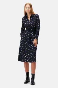 Joyce Washable Silk Dress - Pavo