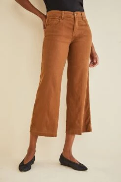 Annabelle Wide Leg Cropped Pant - Tobacco -AGOLDE Shop LEVEL 99 Annabelle Wide Leg Crop Tobacco 1339 web 2053810c 48b0 45db a539 30ee55ecc64e