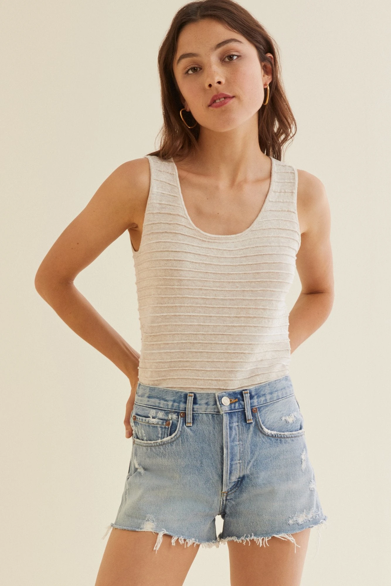 Lucinda Sweater Tank Top - ReAmour 1 Lucinda Sweater Tank Top - ReAmour