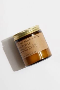 P.F. Candle Co. Mini Soy Candle - Amber & Moss