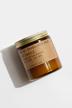 P.F. Candle Co. Mini Soy Candle - Sandalwood Rose