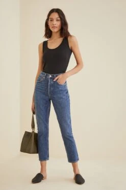 Mirabelle Dream Rib Tank - ReAmour -AGOLDE Shop Mirabelle Black 3125 web e3b62ee5 0579 483e 8309 b95f3c80683c