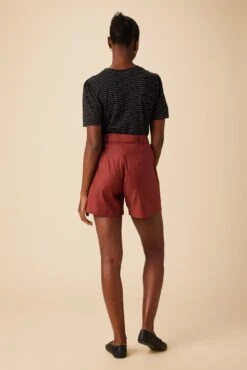 Milo Femme Fête Short - Rust -AGOLDE Shop TBD Milo Short Rust 3