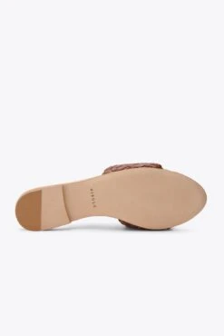 Nisolo Isla Woven Slide Sandal - Brandy 13 Nisolo Isla Woven Slide Sandal - Brandy -AGOLDE Shop WF 0030 BRA Bottom 1