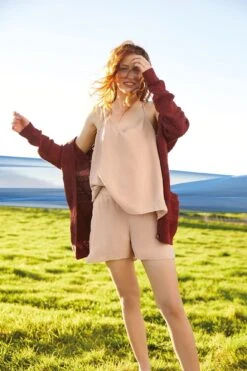 Gretta Cottonseed Cupro Tank - Rose - ReAmour -AGOLDE Shop coupe pro pj shorts 9345 RT bc992370 c5a0 4f60 ac80 cc1a326c29e2