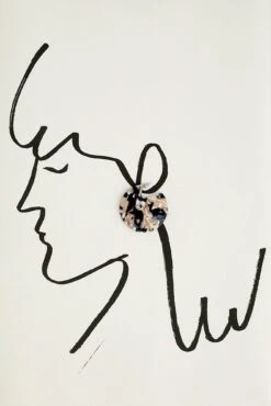 Machete Clare Earrings -AGOLDE Shop machete clare earring abalone 0001 web