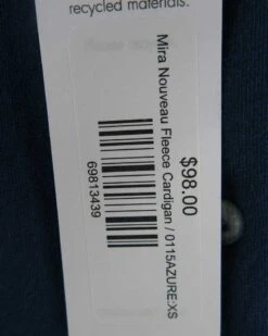 Mira Luxe Fleece Cardigan - Azure - ReAmour -AGOLDE Shop recurate submission 27552