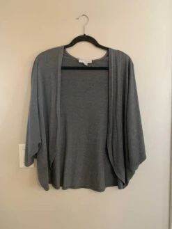 Lightweight Gray Dolman Cardigan - ReAmour