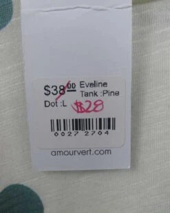 Eveline Slub Tank - Denim Dot - ReAmour -AGOLDE Shop recurate submission 39359 5