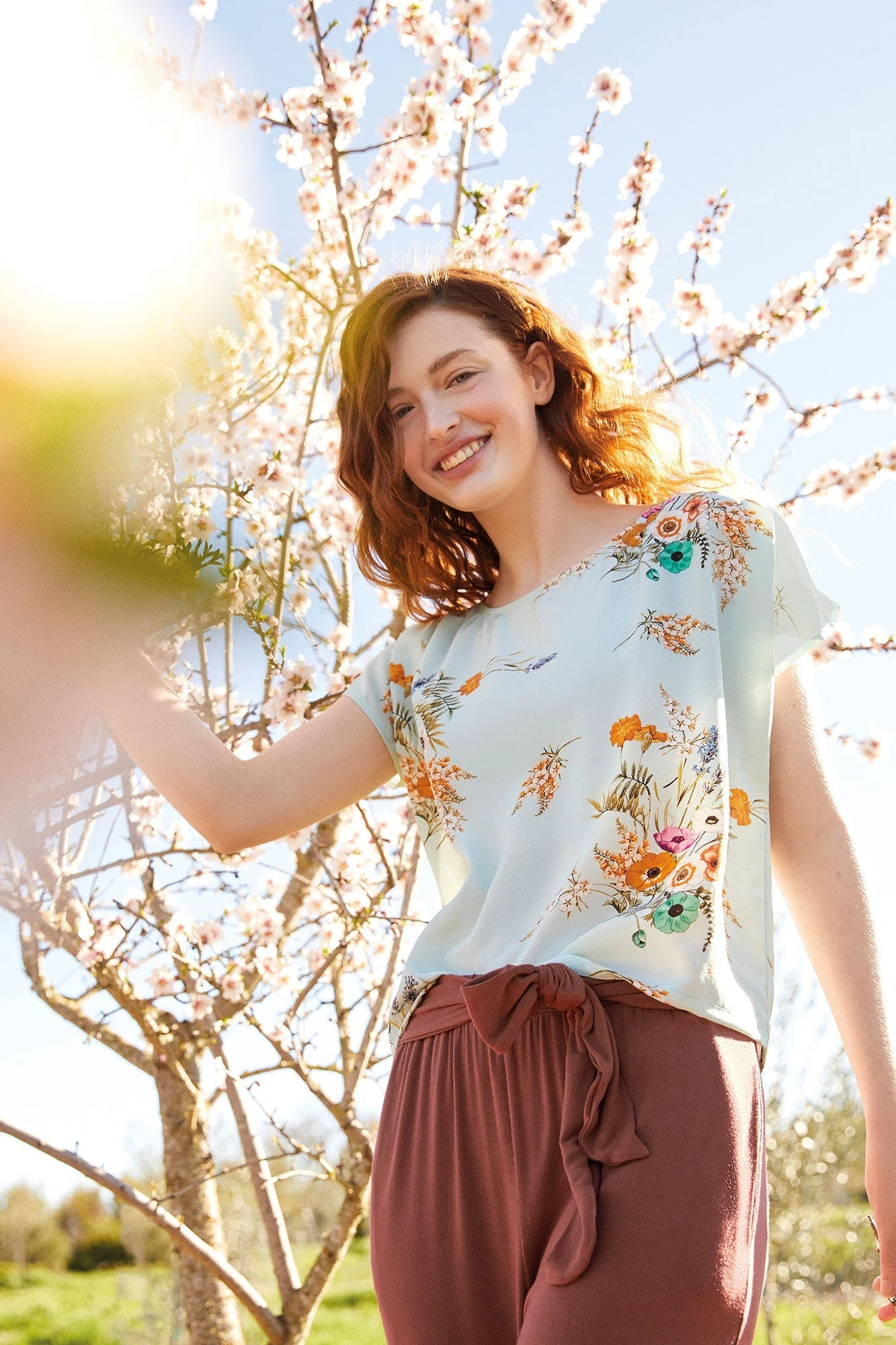 Margeaux Zero-Waste Blouse - Cannes Floral 1 Margeaux Zero-Waste Blouse - Cannes Floral